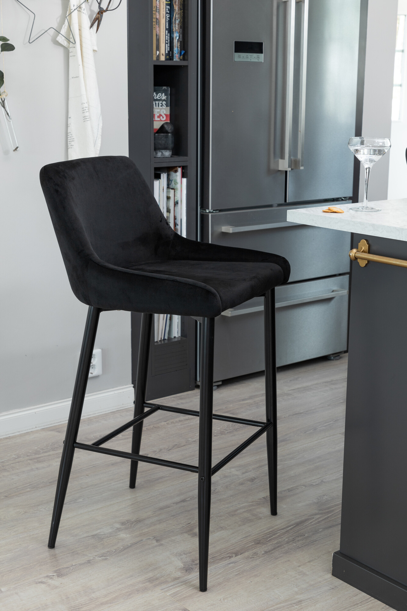 Barski stol Dallas 2647 (Črna)