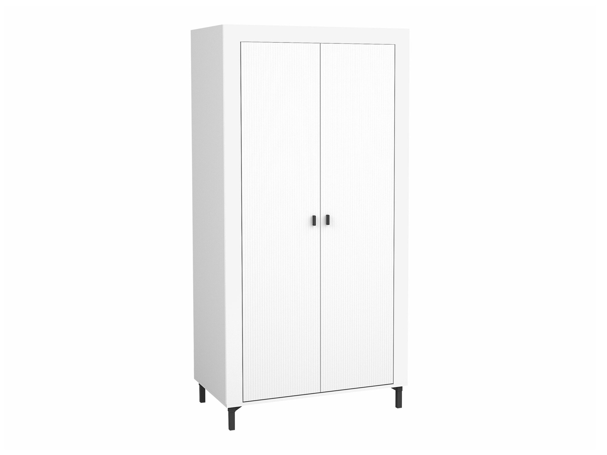 Garderobna omara Mormavu 100 (Mat bela)