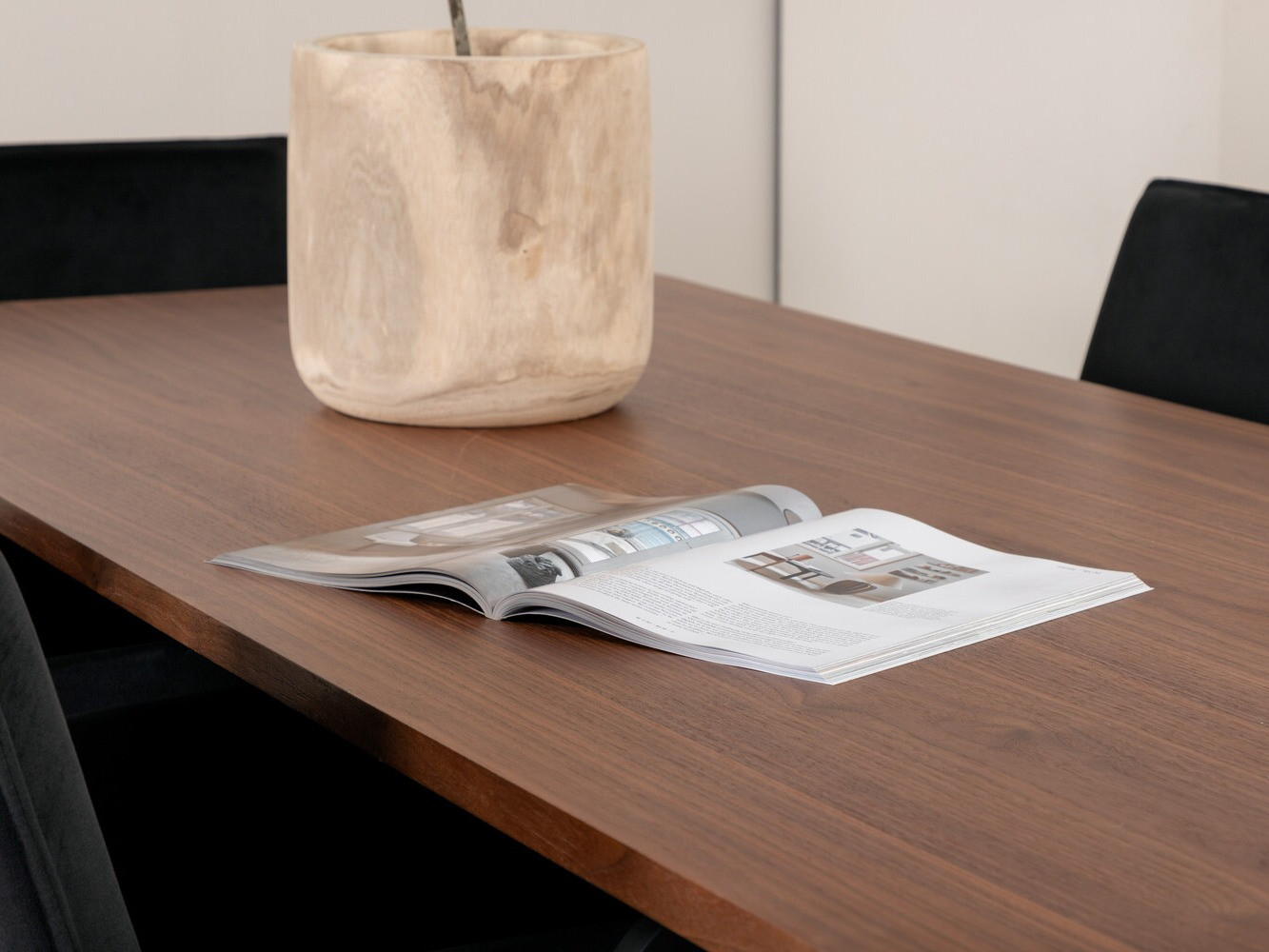 Jedilniški komplet Dallas 2787 (Črna + Baker)