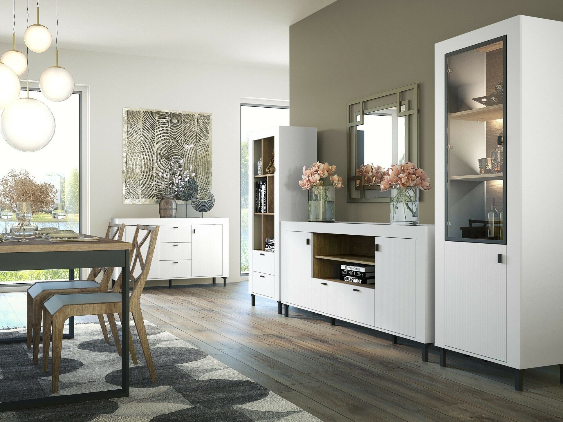 Komoda Mormavu 110 (Mat bela)