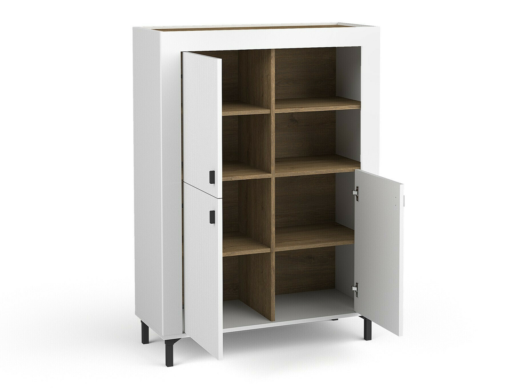 Komplet za dnevno sobo Mormavu 115 (Mat bela)