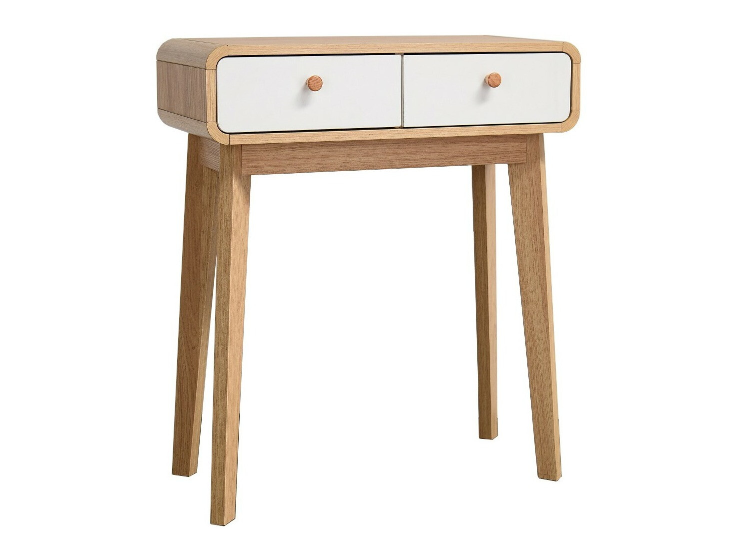 Konzolna miza Elbtena 106 (Hrast + Bela)