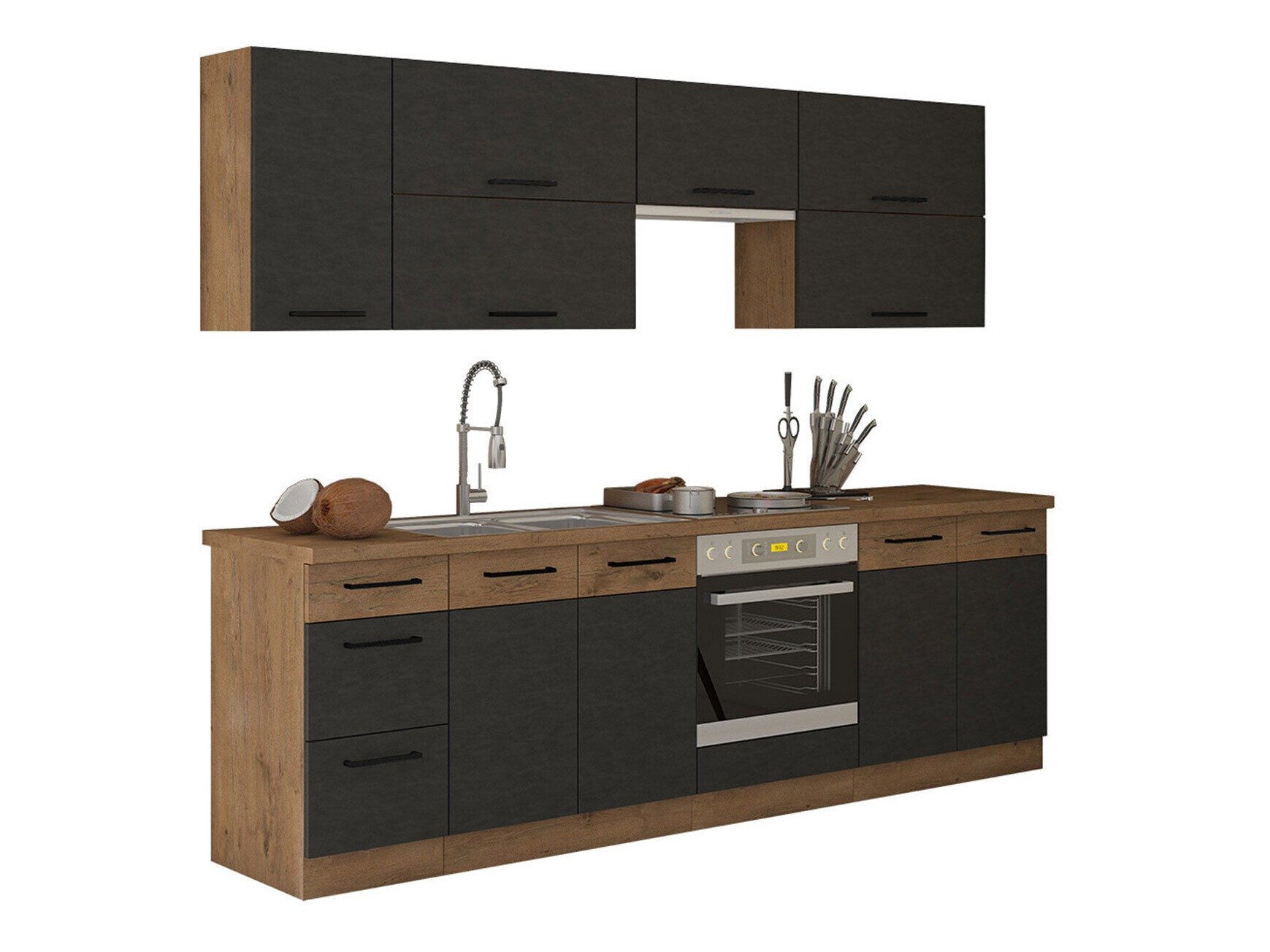 Modularni kuhinjski komplet Wood Grey 135