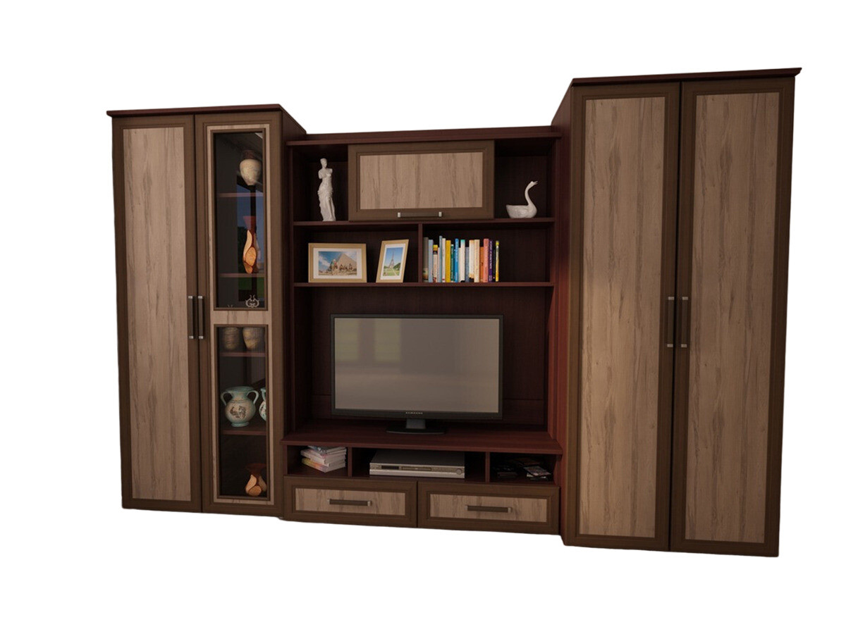 Dnevni prostor Lexington 110 (Temna breza + Temni Sonoma hrast)