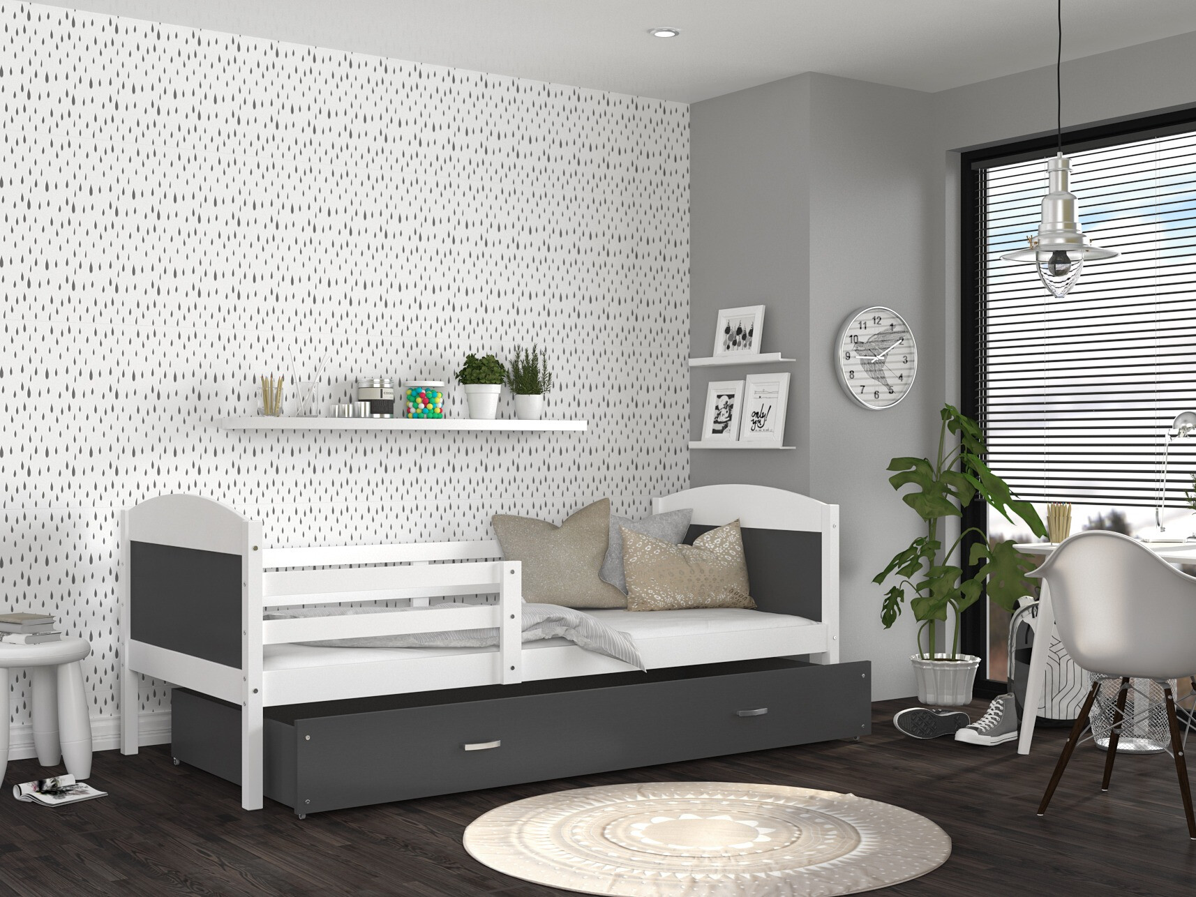 Postelja Aurora 129 (Bela)