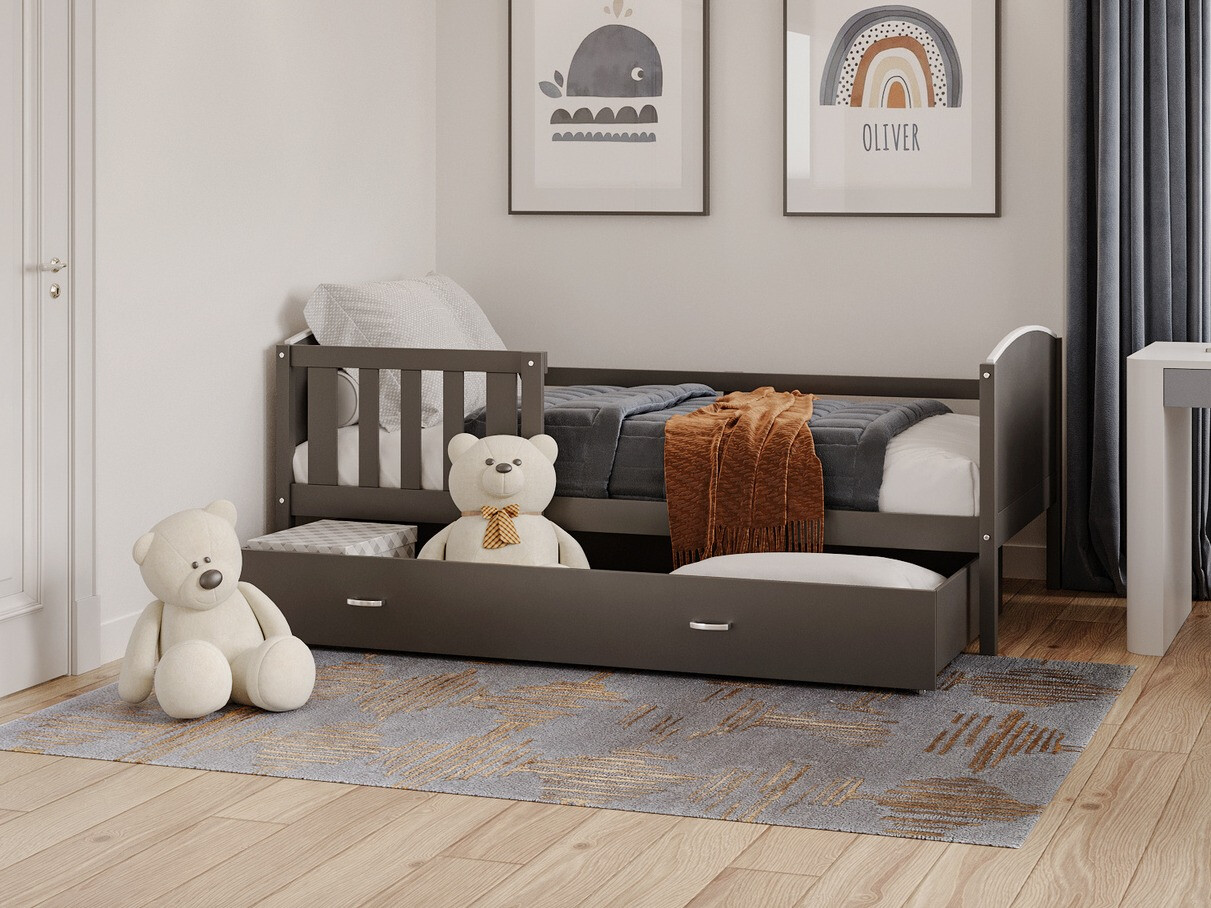 Postelja Aurora 131 (Siva)