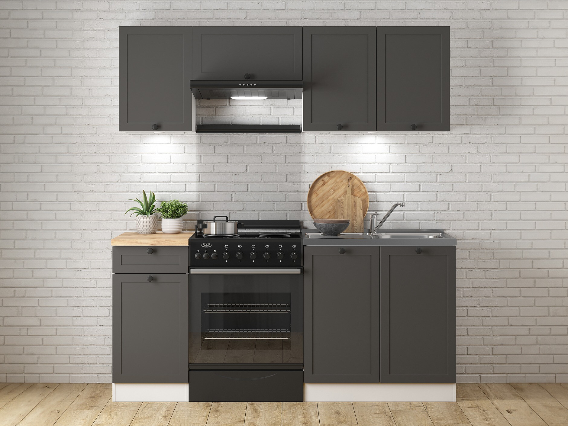 Modularni kuhinjski komplet Classic Grey 118