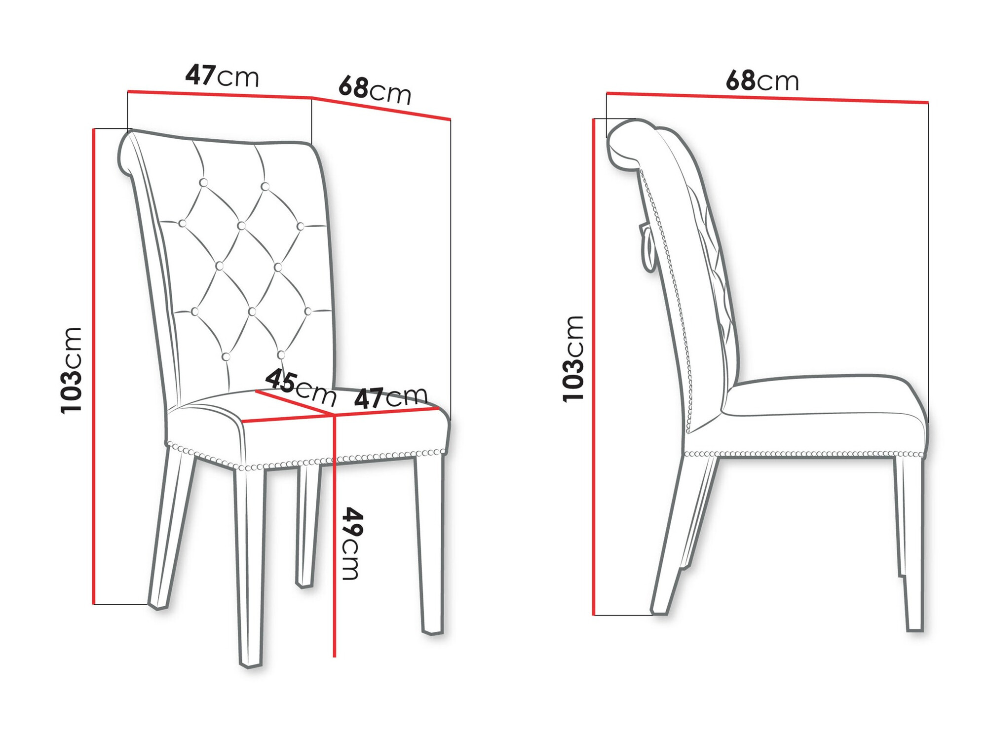Stol Jackson 111 (Magic Velvet 2216)