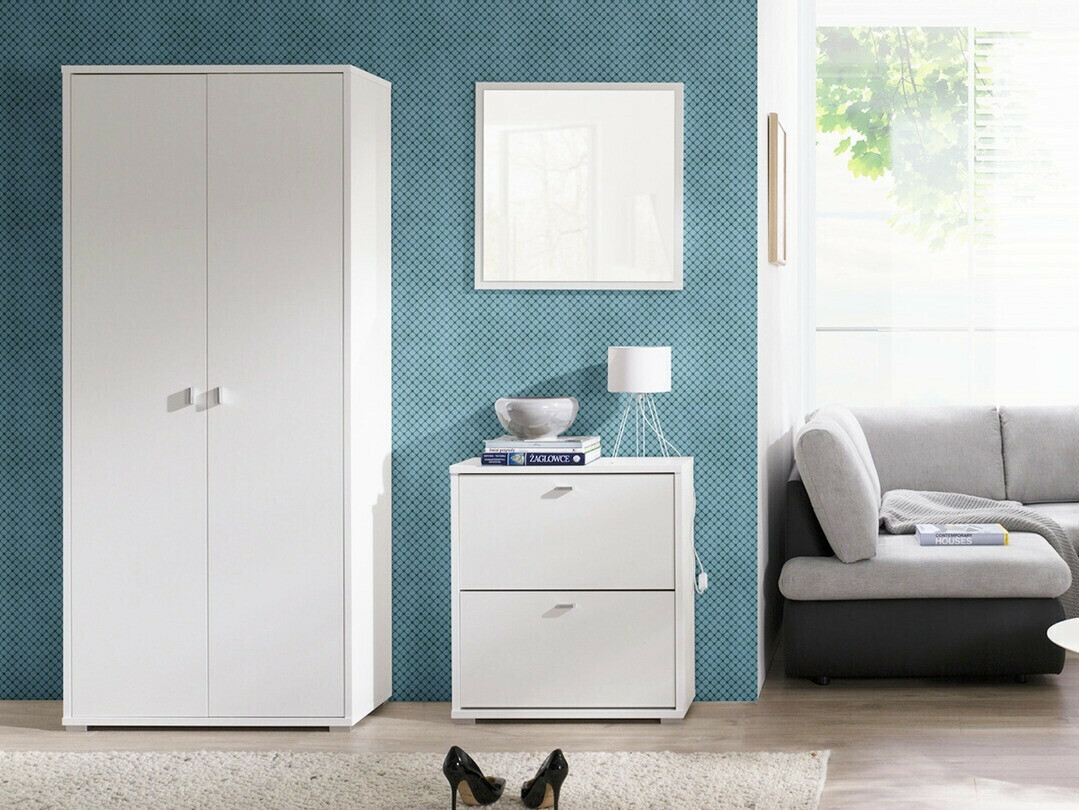 Komplet za predsobo Fenmora 105 (Bela)