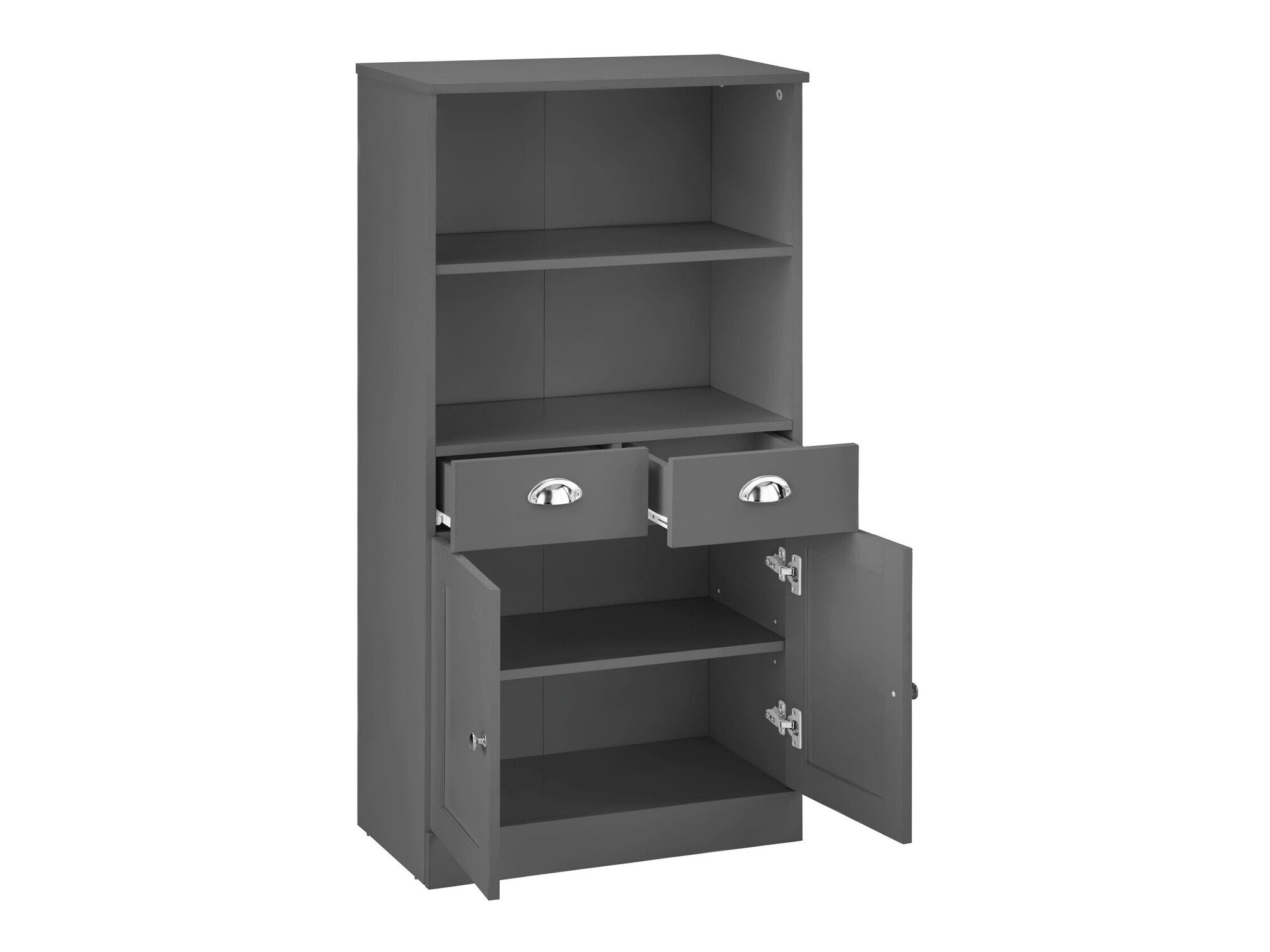 Prostostoječa Kopalniška omarica Elmvene 102 (Siva)