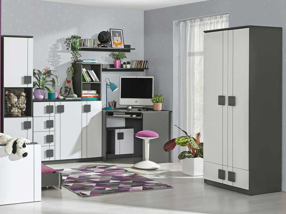 Stenska polica Elmenou 104 (Antracit)