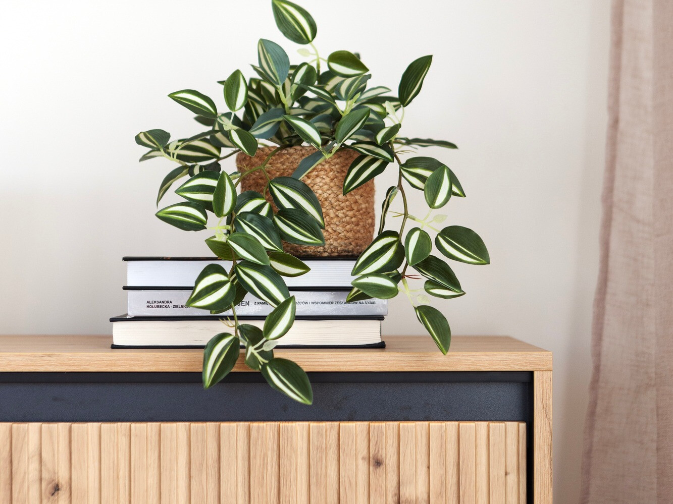 TV-omarica Fernolu 105 (Artisan hrast + Črna)