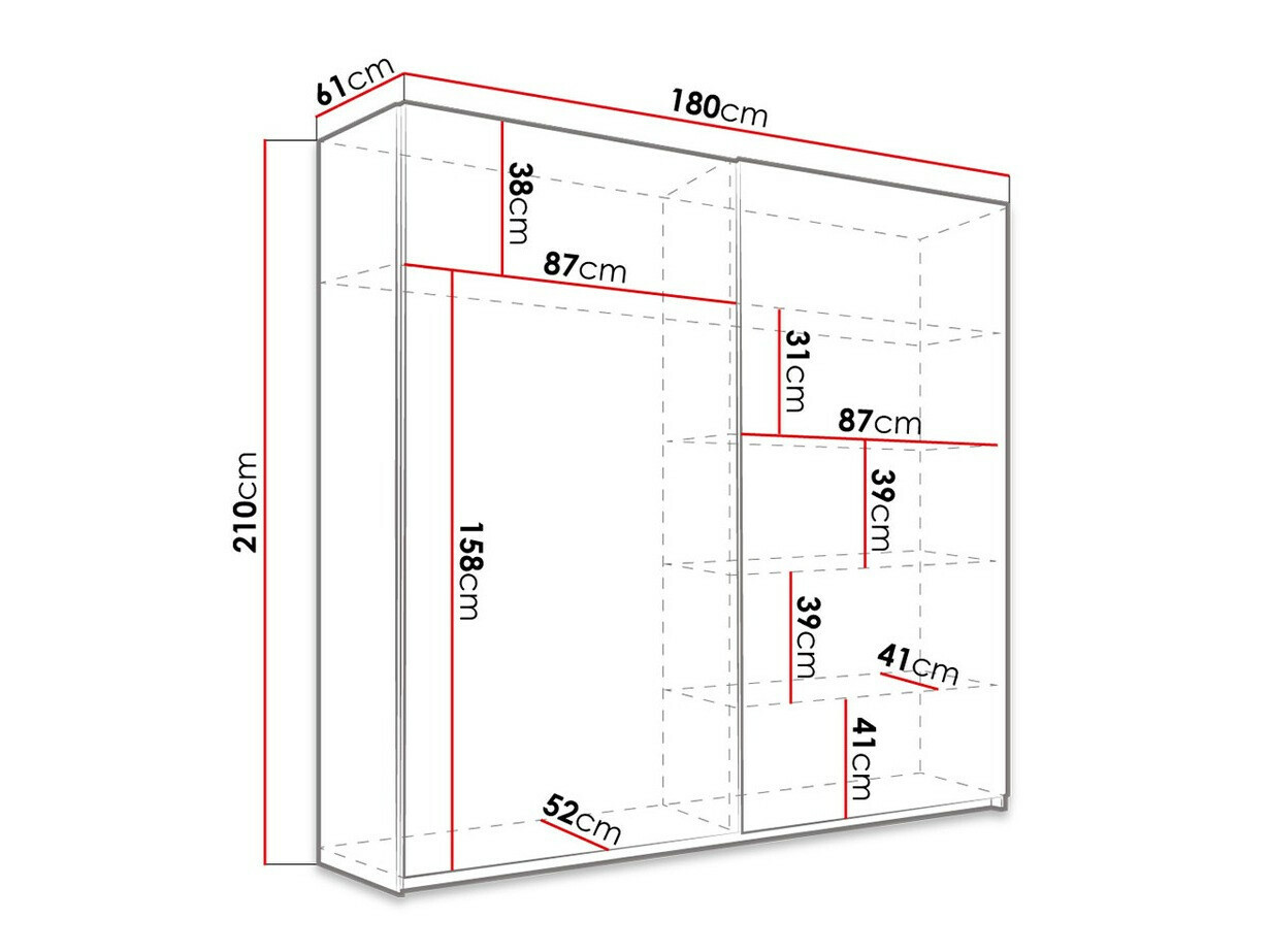 Garderobna omara Melvele 102