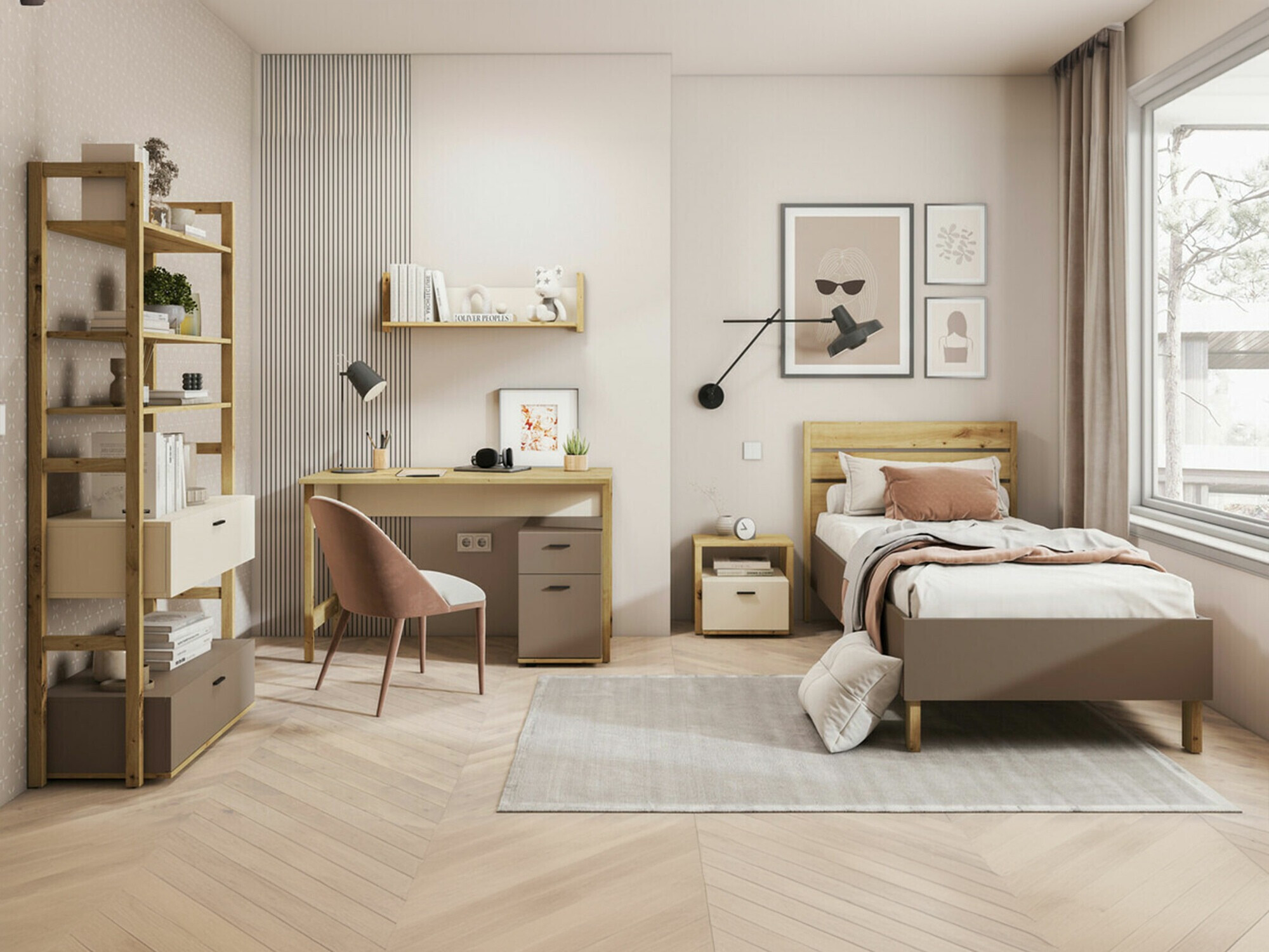 Komplet pohištva za otroško sobo Laralu 111