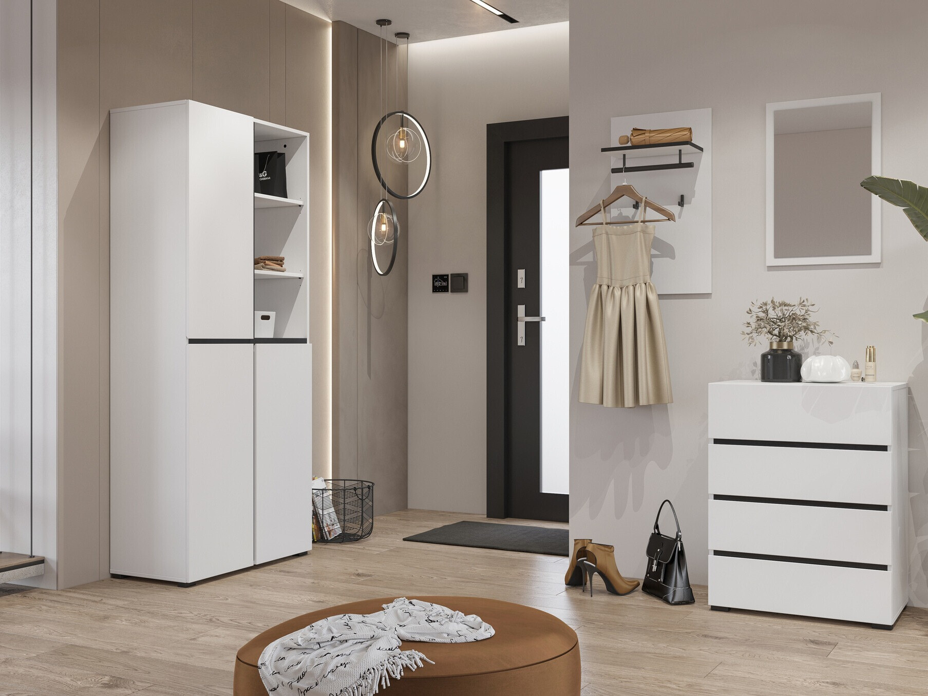 Regal za čevlje Alfere 116 (Bela)