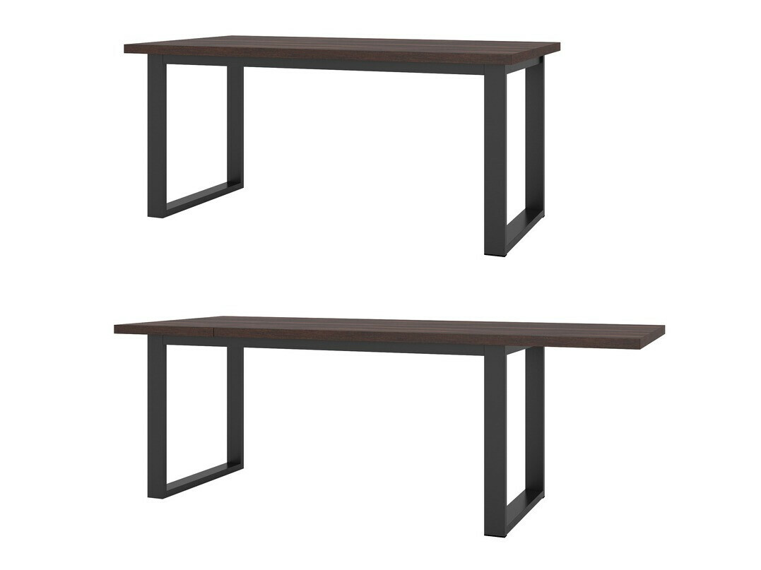 Miza Avicavu 111 (Temen hrast + Črna)