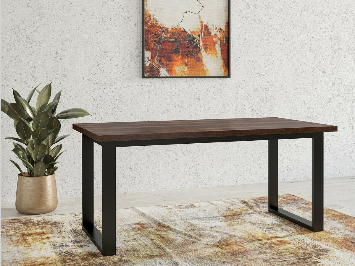 Miza Avicavu 111 (Temen hrast + Črna)