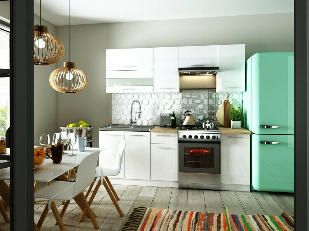 Modularna stenska omarica Tiffa White 131