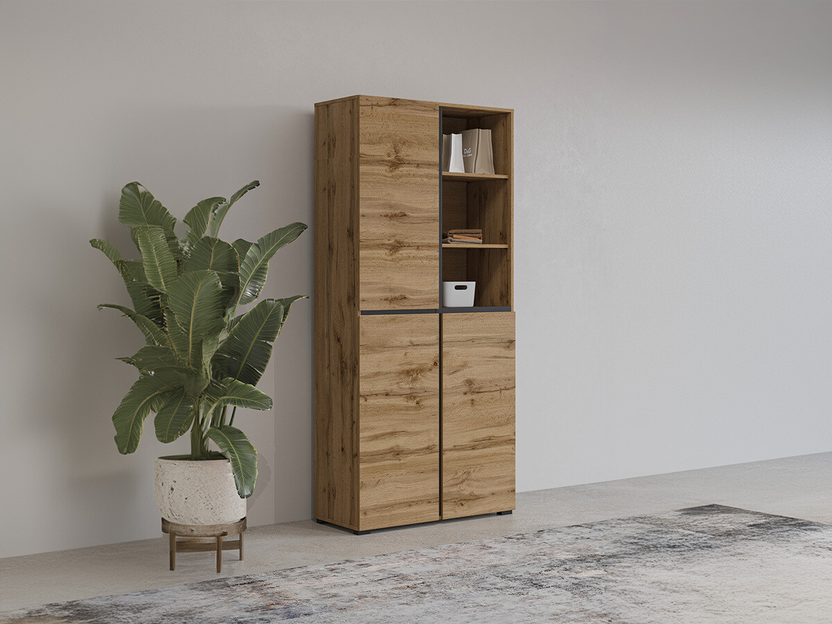 Regal za čevlje Alfere 116 (Wotan hrast)