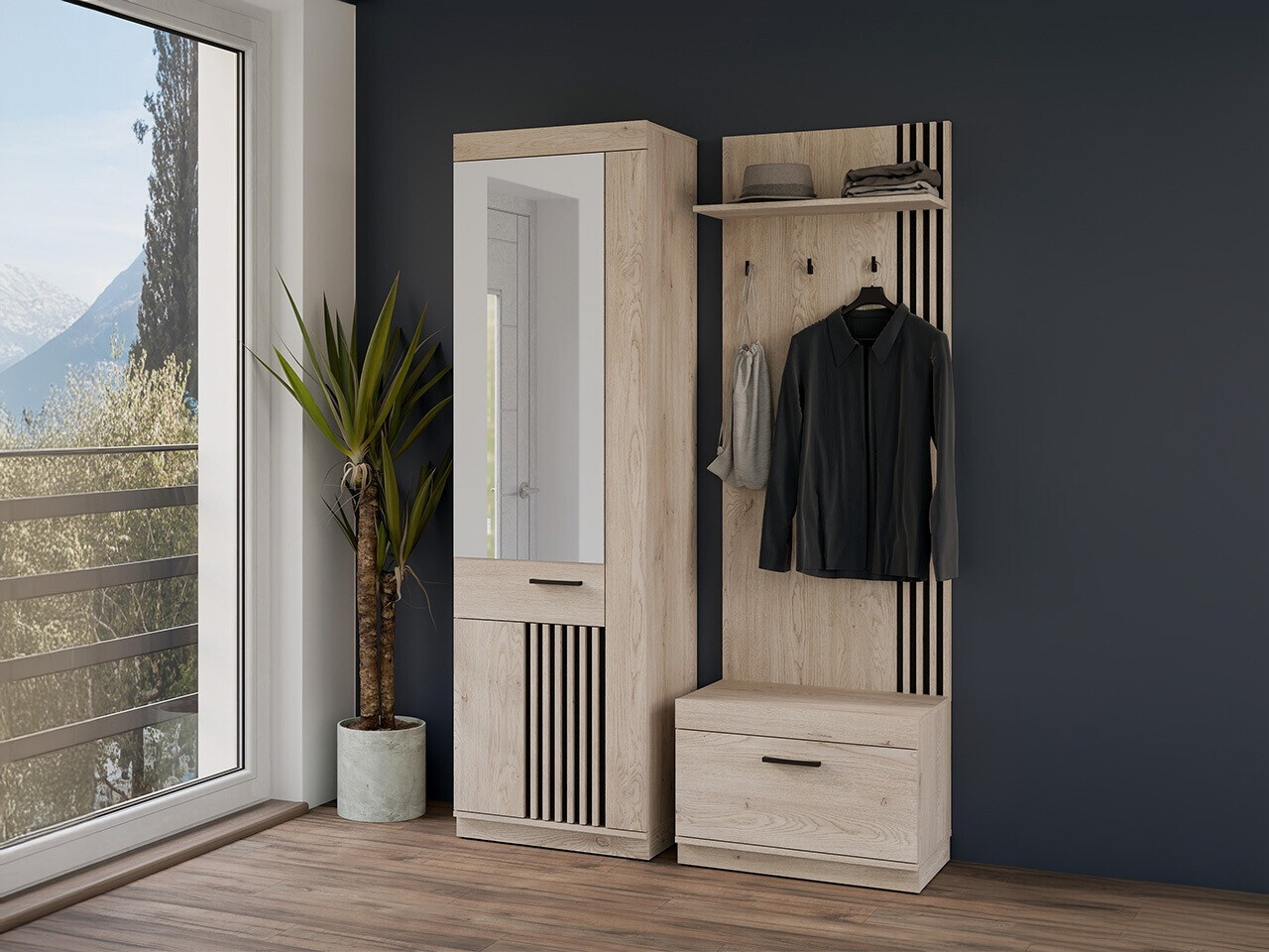 Komplet za predsobo Sermelu 122