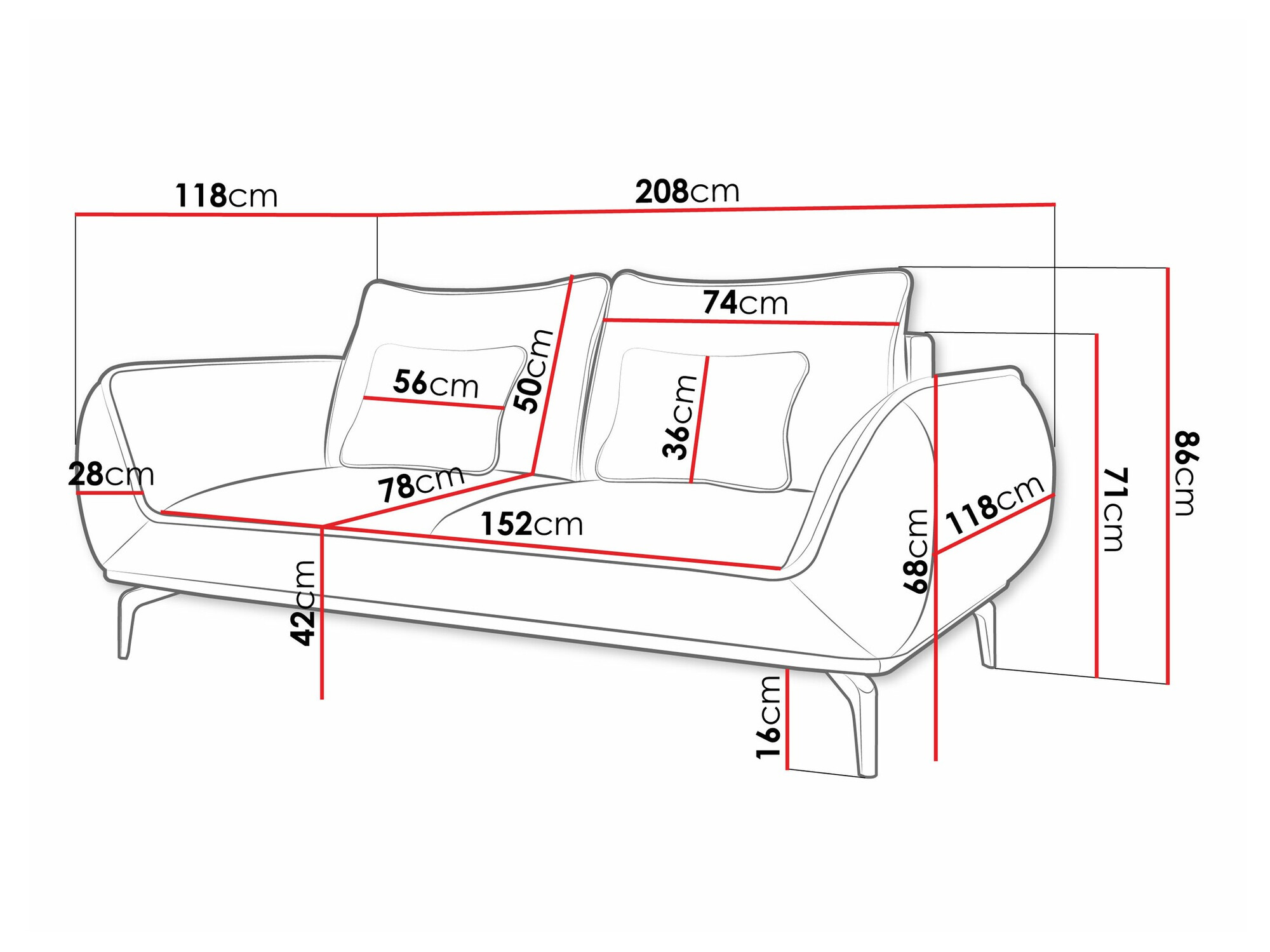 Kavč Lincoln 196 (Aragon 03)