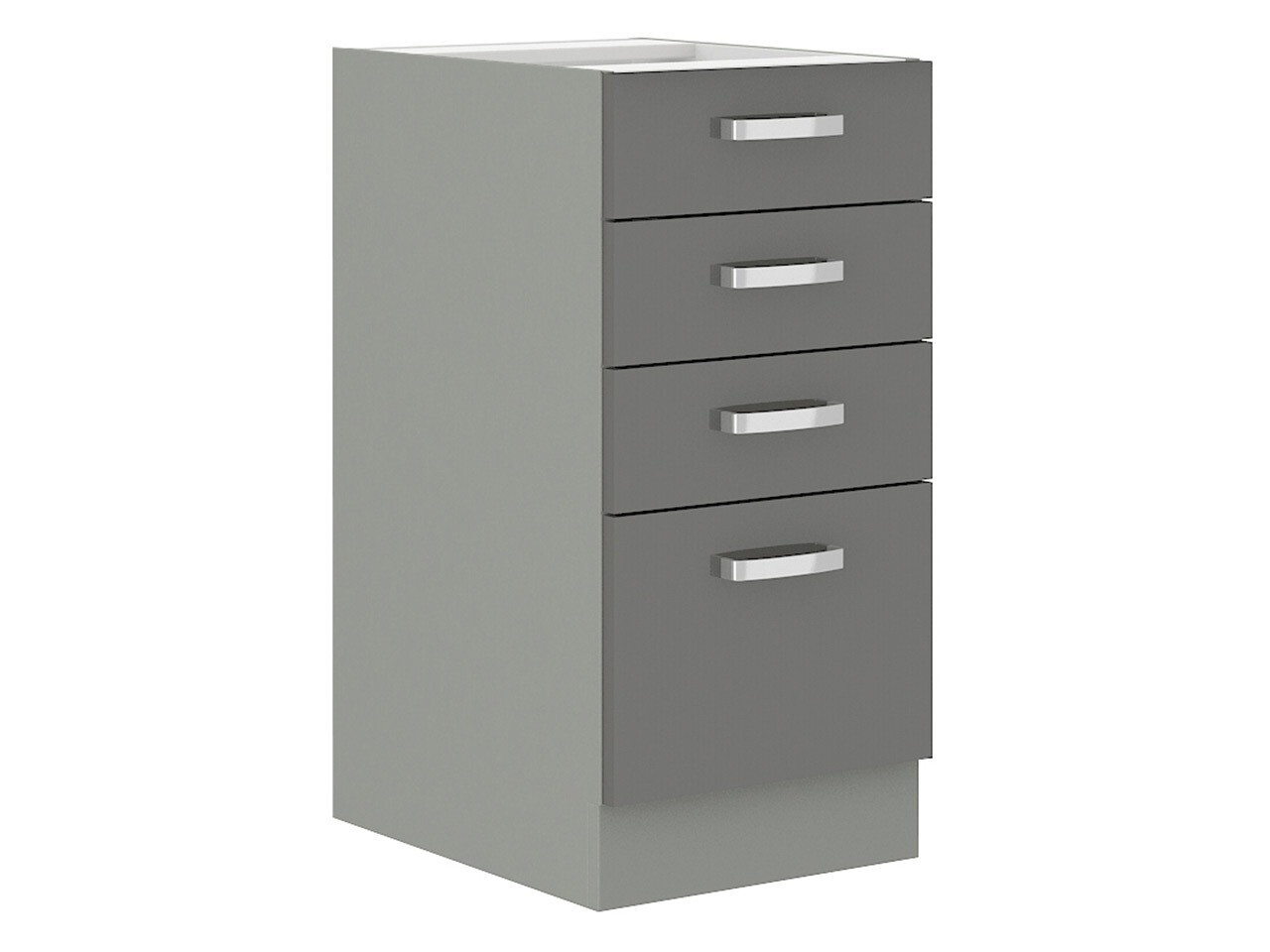 Modularna omarica s predali Multi Grey 122