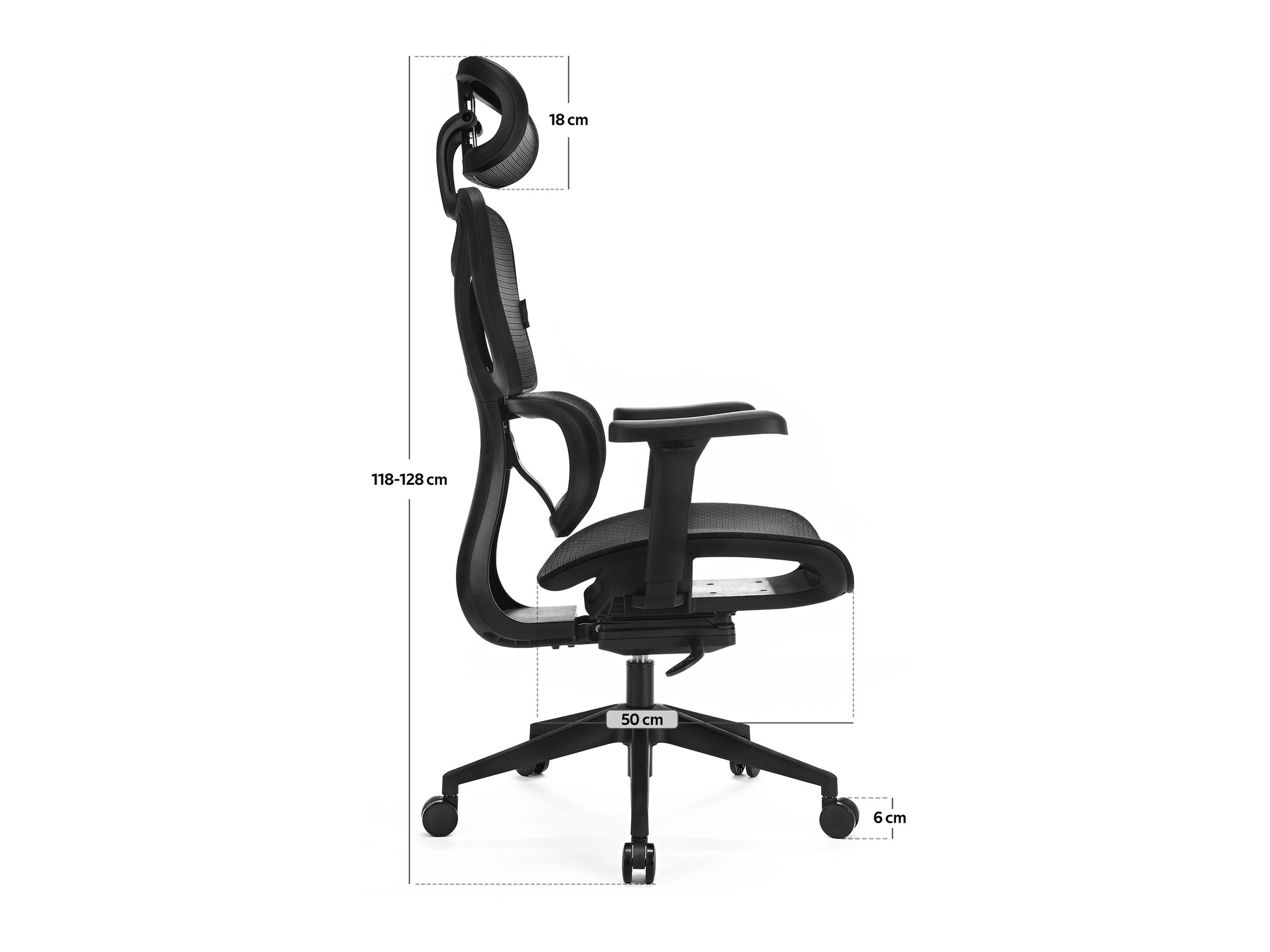 Pisarniški stol Lodi 104 (Črna)