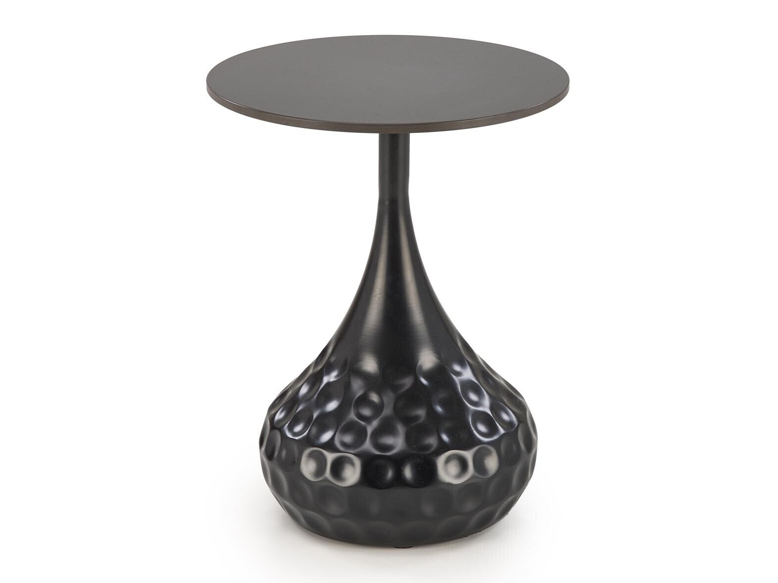 Stranska mizica Houston 1807 (Črna + Črni marmor)