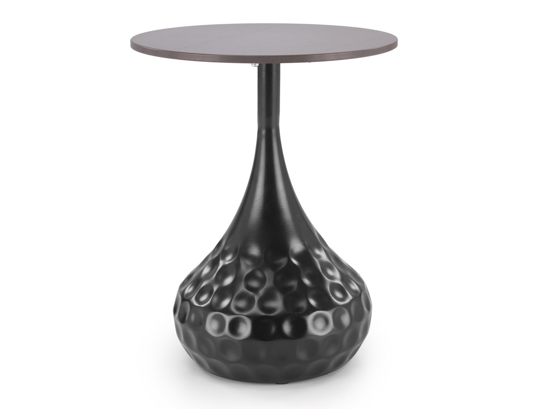 Stranska mizica Houston 1807 (Črna + Črni marmor)