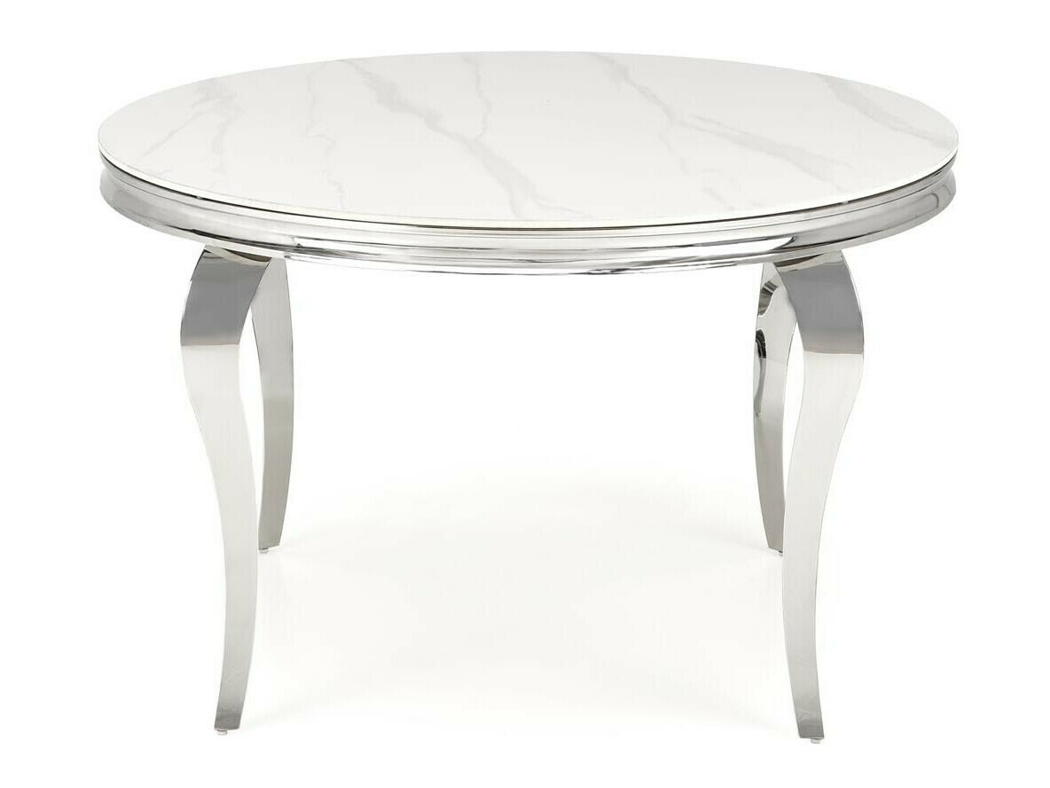 Jedilniški komplet Houston 1828 (Beli marmor + Siva)