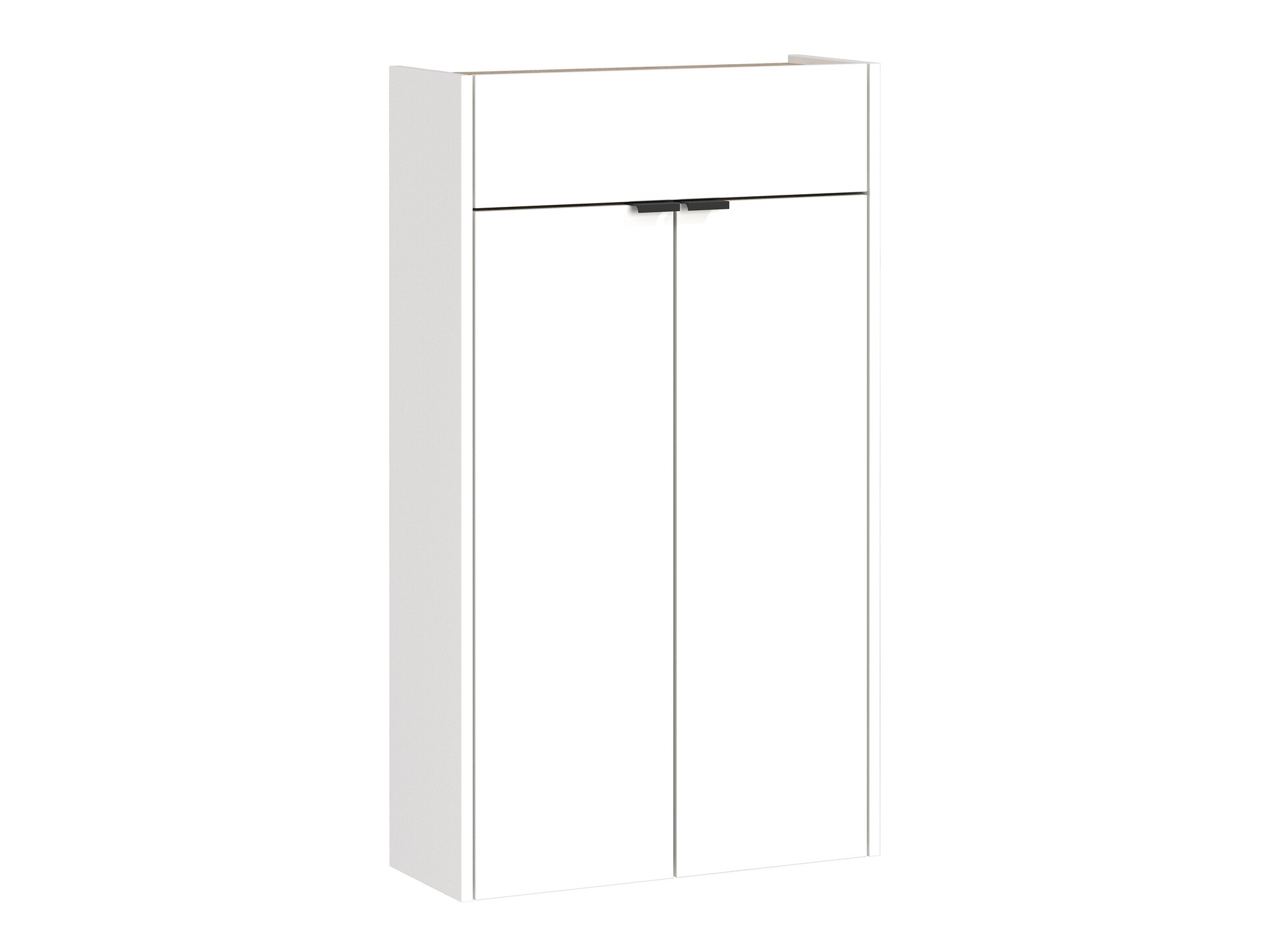 Regal za čevlje Cirsale 101 (Bela + Navarra hrast)