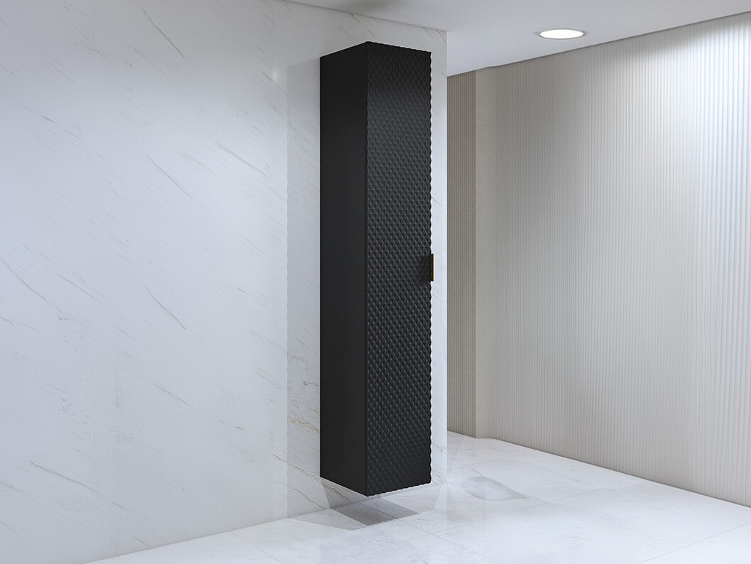 Stenska kopalniška omarica Liretu 105 (Črna)