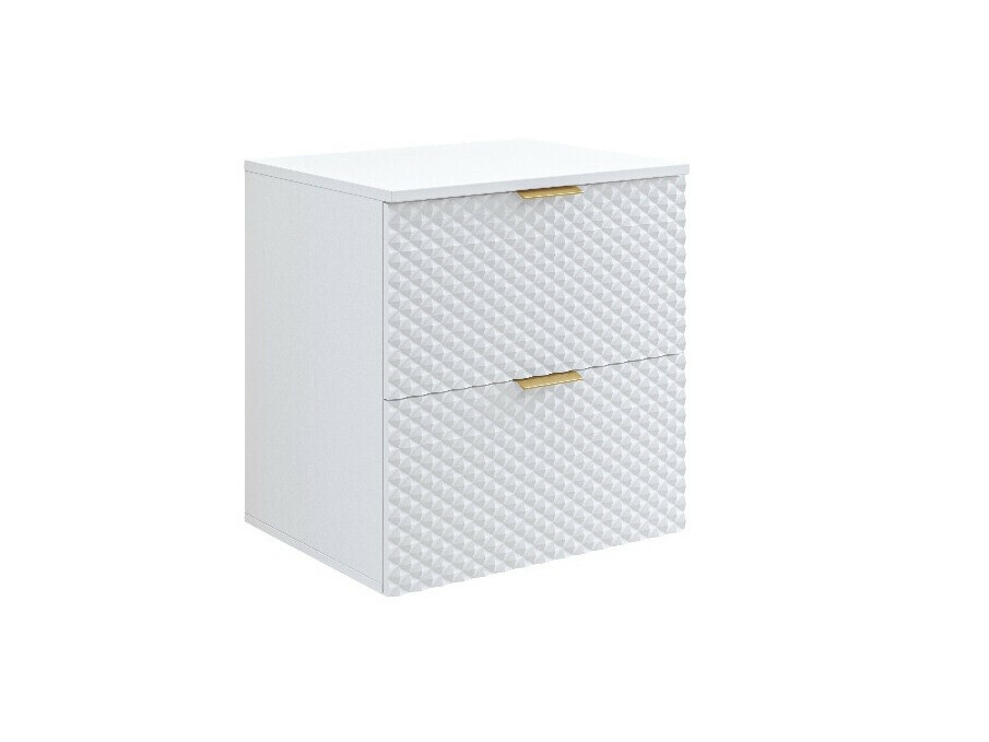 Viseča kopalniška omarica za umivalnik Liretu 106 (Bela)