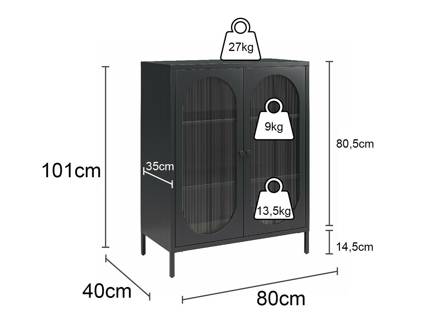 Omarica Tulsa 653 (Svetlo modra)