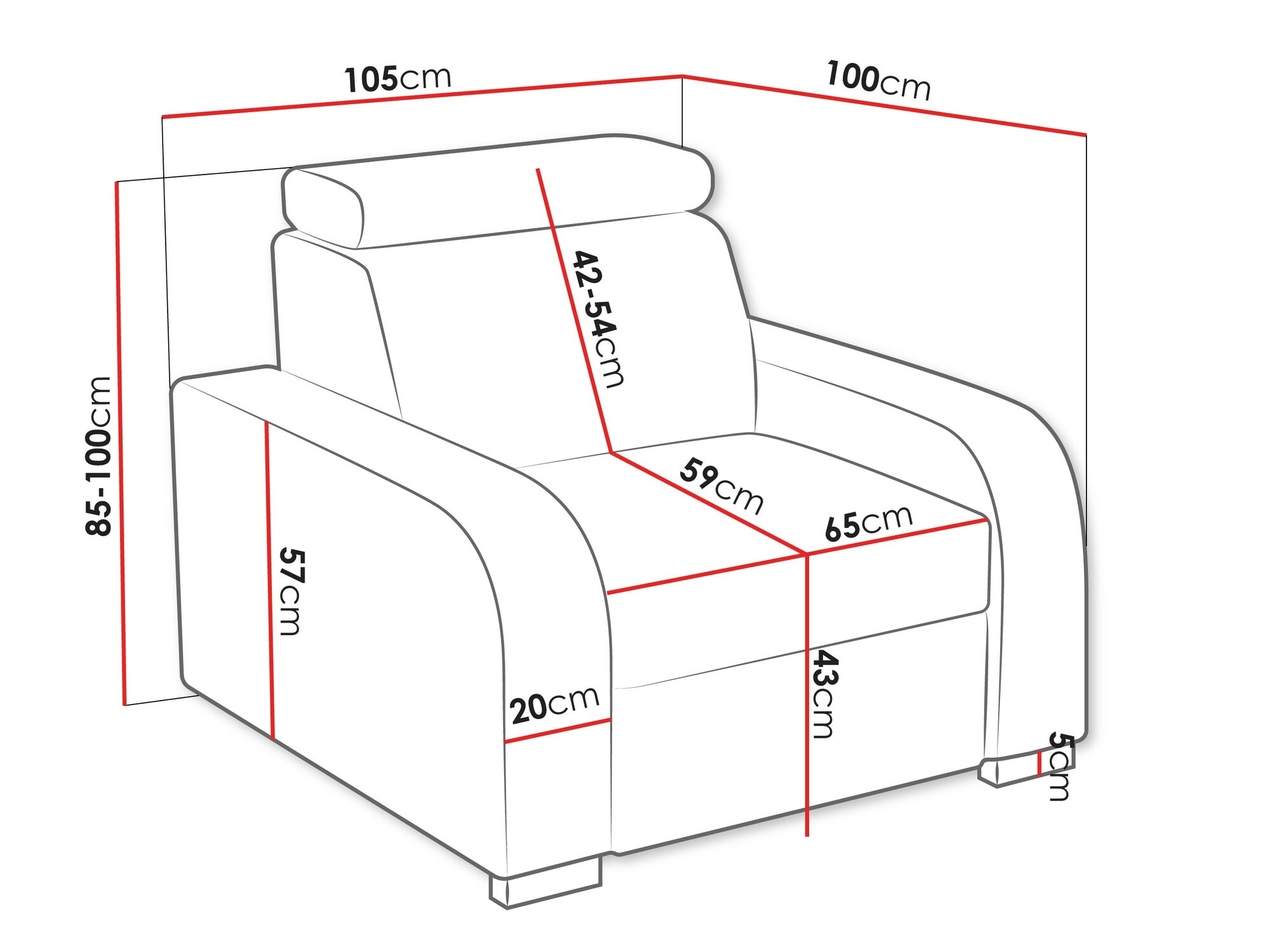 Fotelj Ovos (Crown 4)
