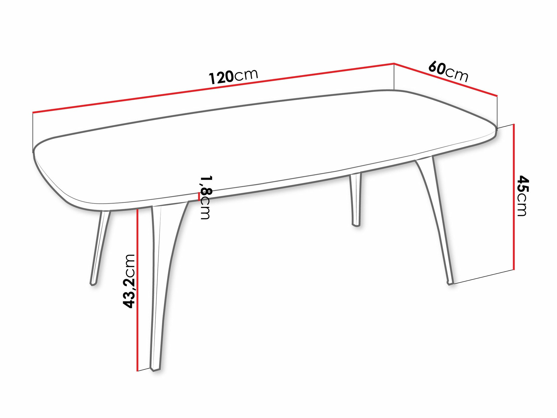 Klubska mizica Oswego 125 (Craft zlati hrast)