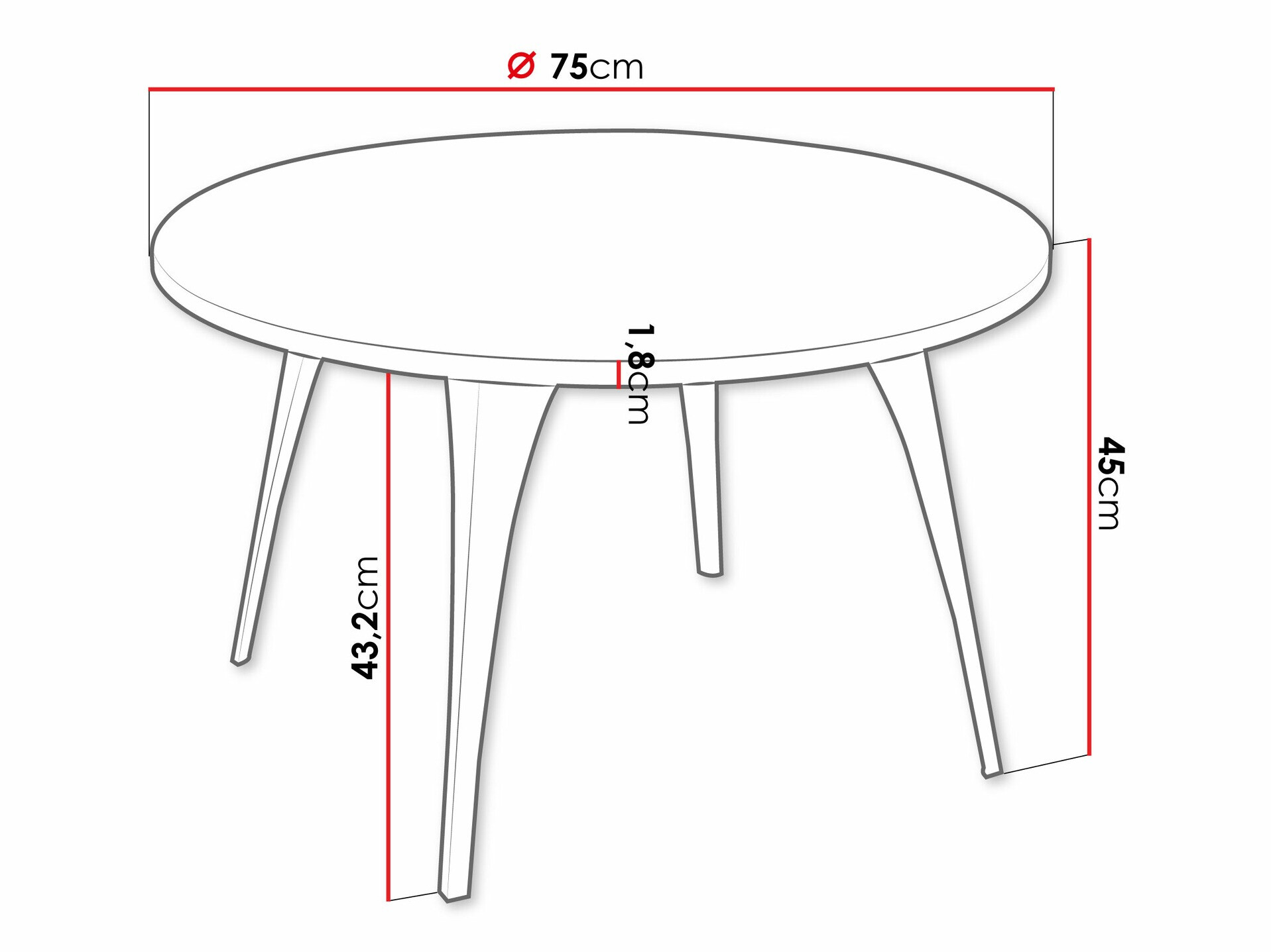 Klubska mizica Oswego 126 (Craft zlati hrast)