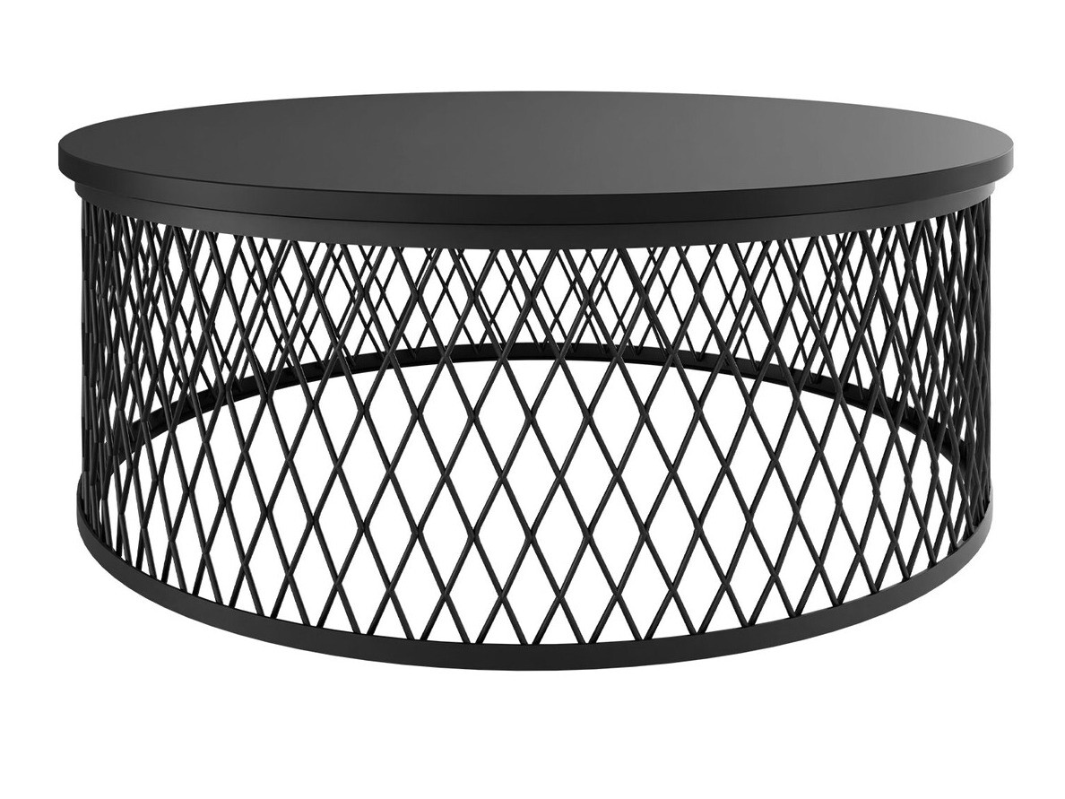 Klubska mizica Oswego 128 (Črna)