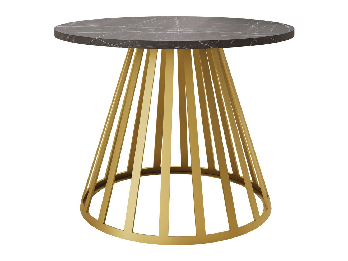 Klubska mizica Oswego 130 (Črni marmor)