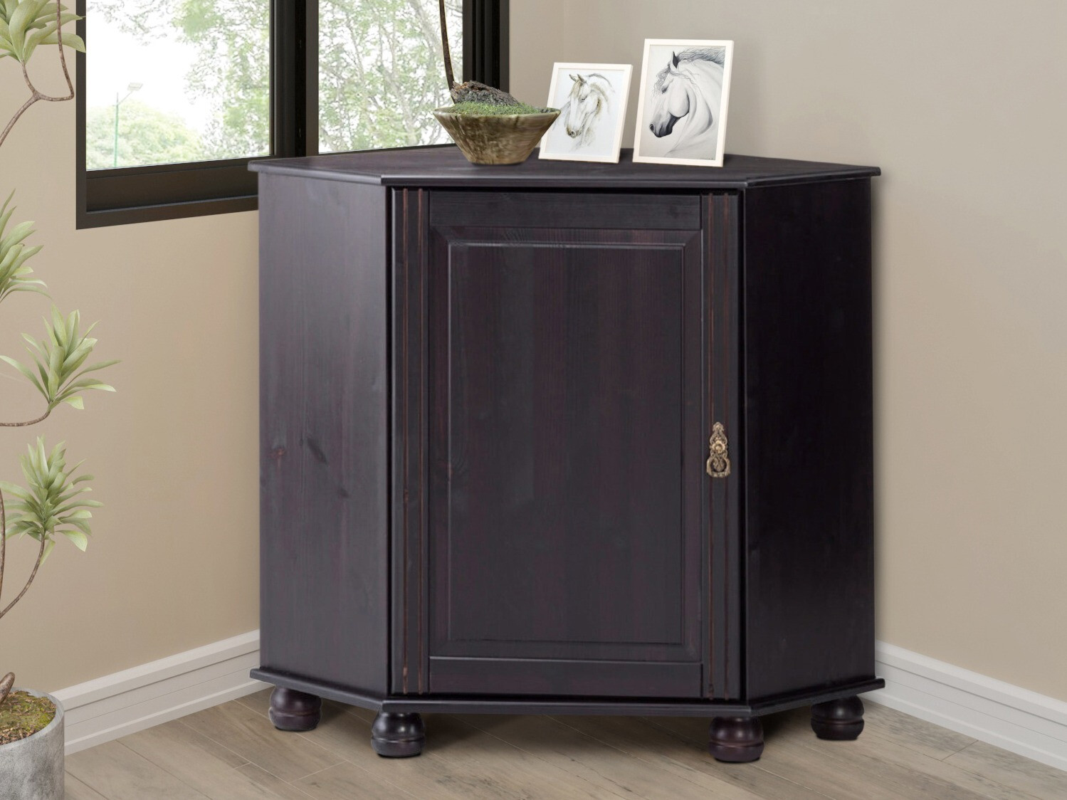 Kotna omarica Nolcore 105 (Temno rjava)