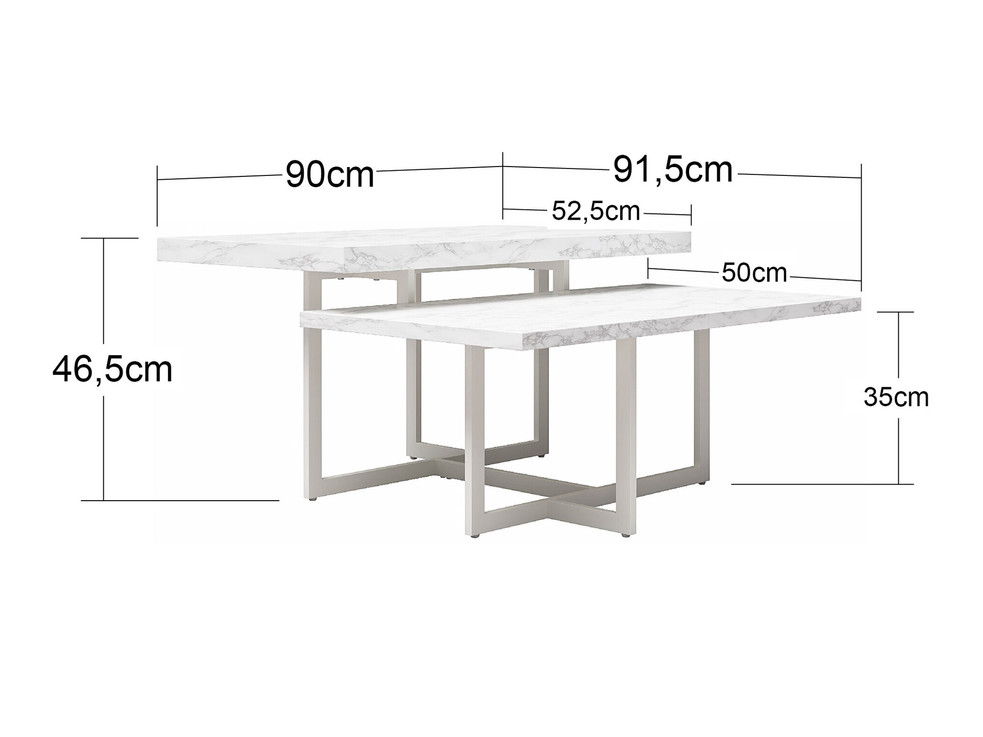 Klubska mizica CosmoLiving by Cosmopolitan 167