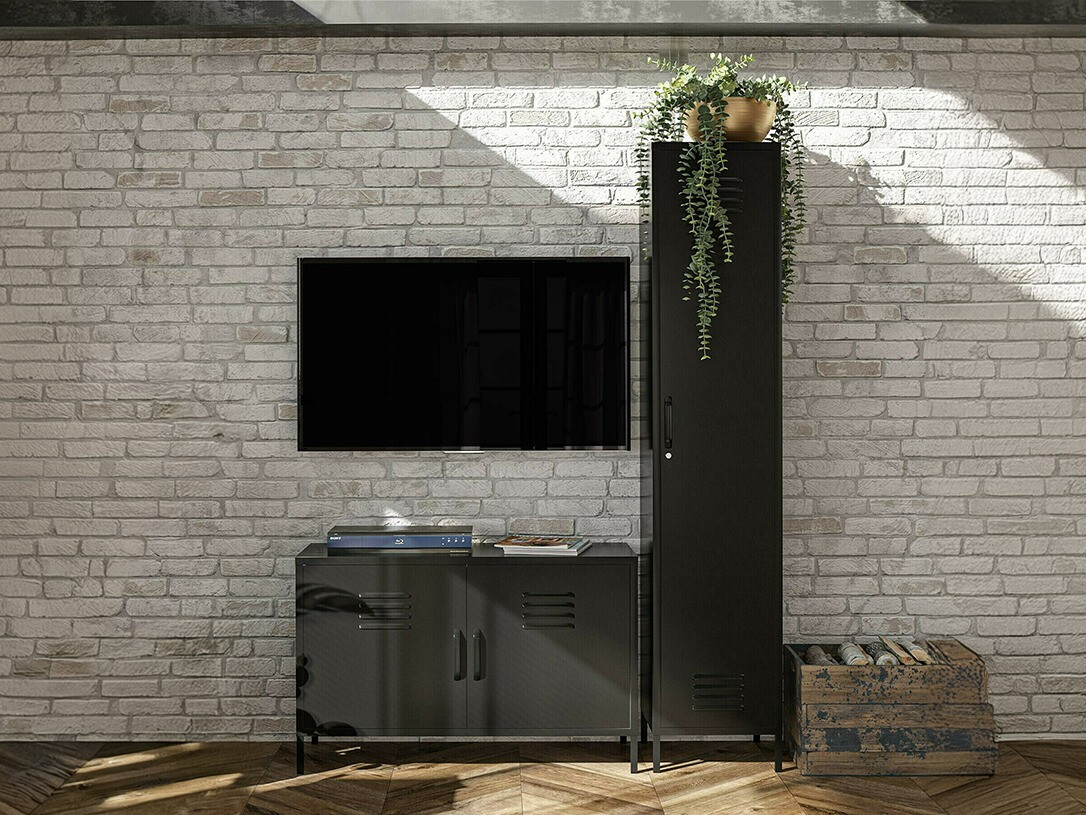 Komplet za dnevno sobo Ophfere 105 (Črna)