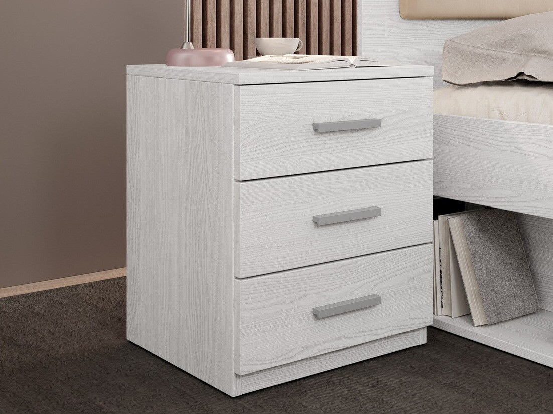 Nočna omarica Levruvu 107 (Beljeni jasen)