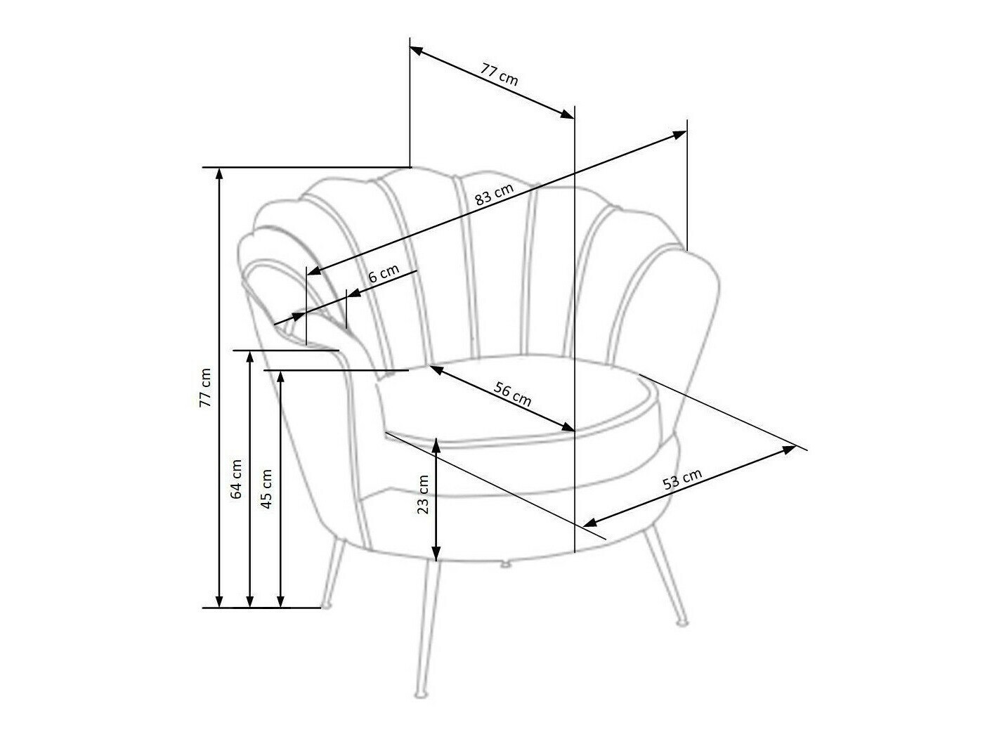 Fotelj Houston 828 (Roza)