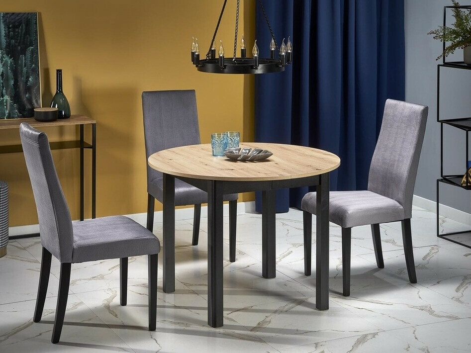 Stol Houston 684 (Svetlo siva + Črna)