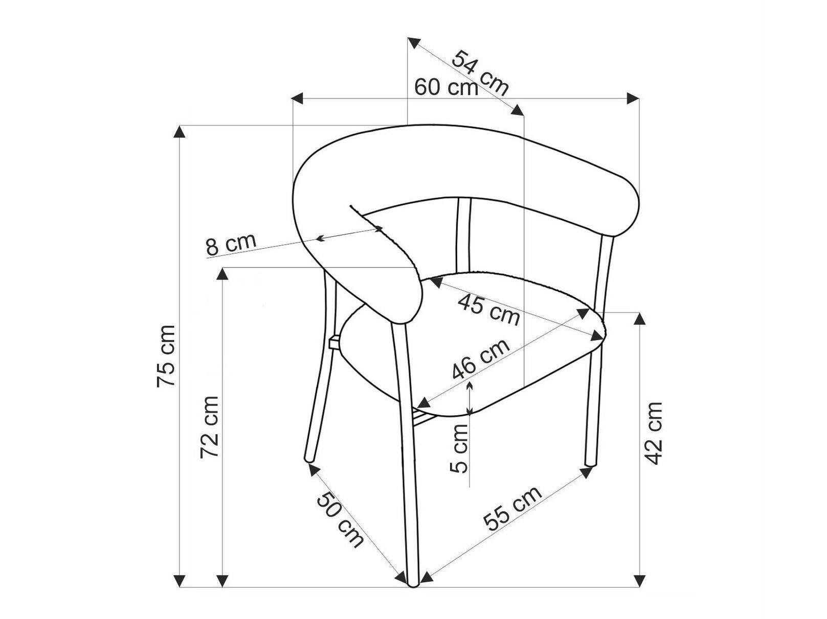 Jedilniški komplet Houston 1839