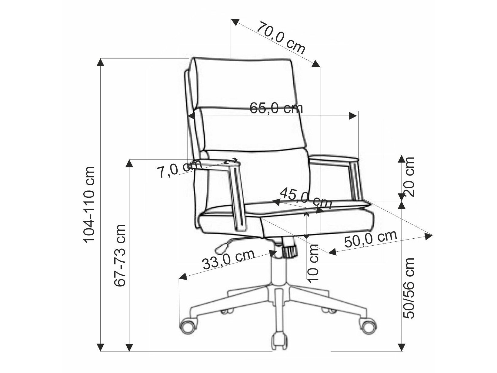 Pisarniški stol Houston 1834 (Bež)