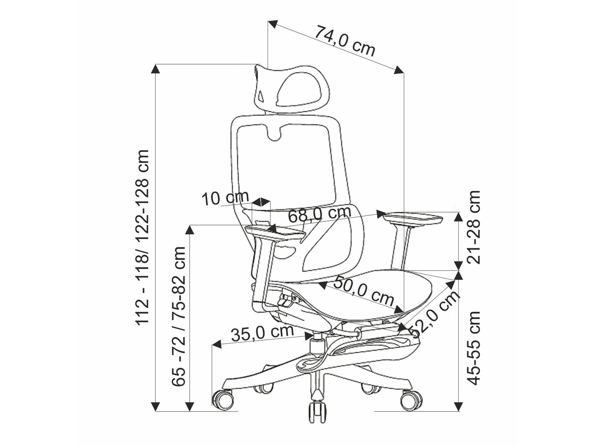 Pisarniški stol Houston 1844