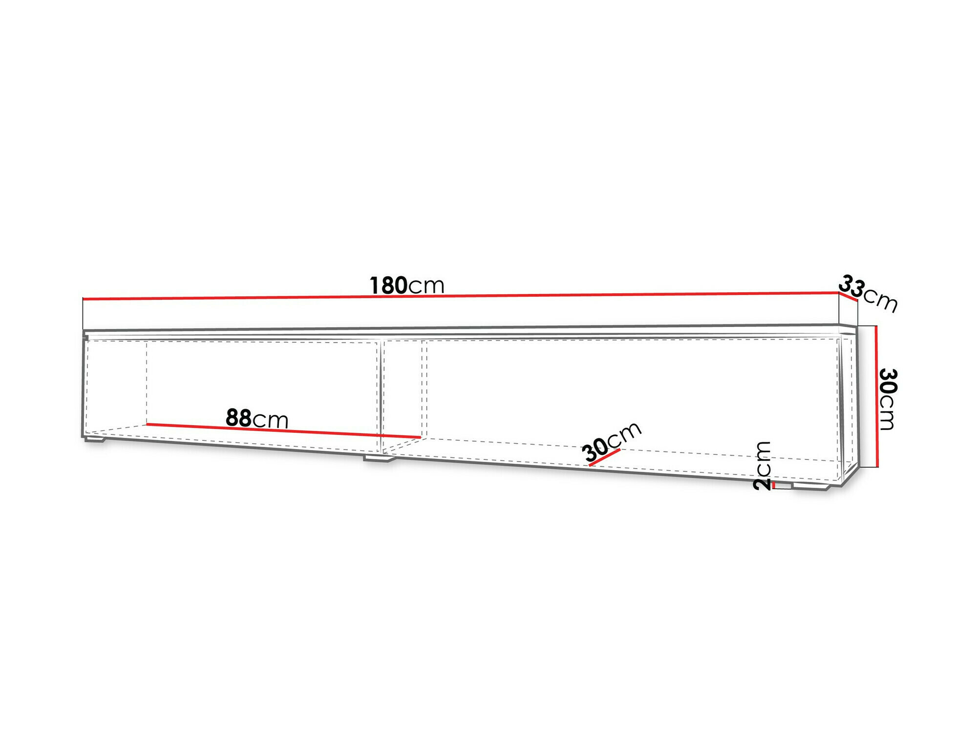 TV-omarica Sarasota 166 (Bela)