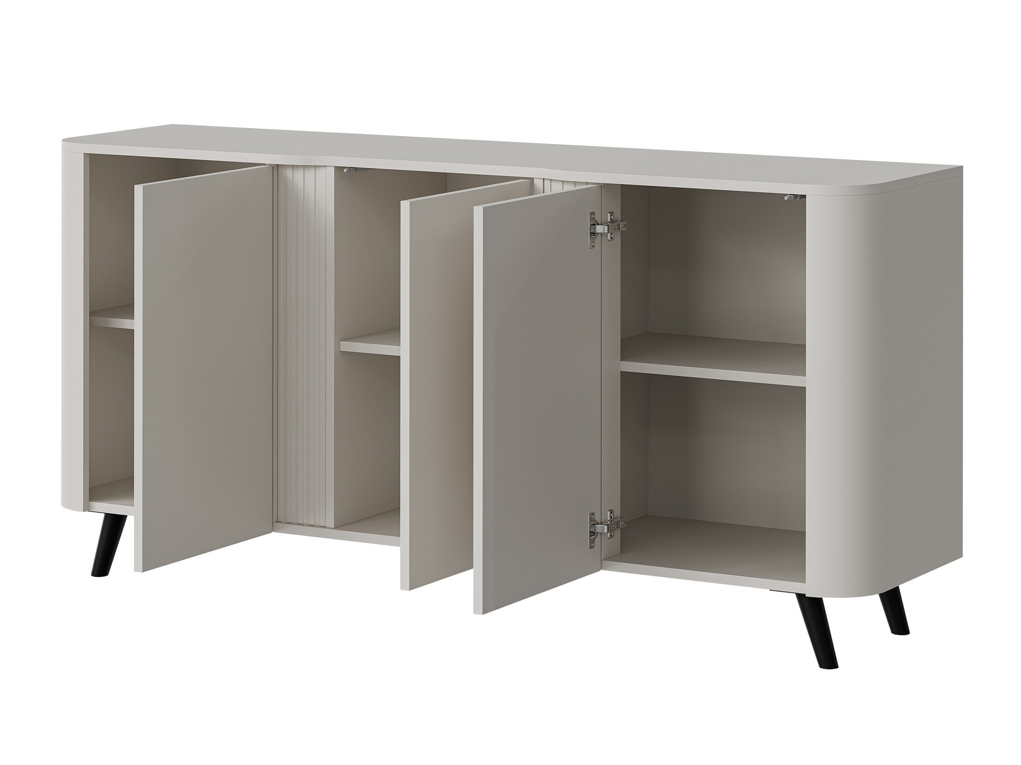 Komplet za dnevno sobo Charlotte 204 (Kašmir + Črna)